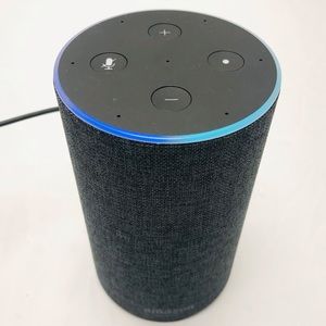 Amazon Alexa Echo II Gen 2 WiFi Bluetooth smart speaker home assistant w charger